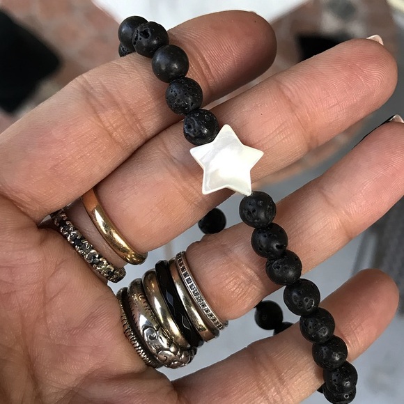 🔴SALE ! genuine mother of pearl star bracelet - Picture 5 of 9